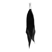 Modieuze Hanger Oorbel met Sluier Courrèges , Black , Dames