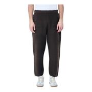 Wolmix Gebreide Trainingsbroek Issey Miyake , Brown , Heren