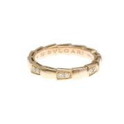 Pre-owned Rose Gold rings Bvlgari Vintage , Yellow , Unisex