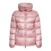 Roze Gewatteerde Nylon Donsjas Moncler , Pink , Dames