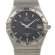 Pre-owned Stainless Steel watches Omega Vintage , Black , Heren