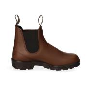 Leren Chelsea Boot met elastische band Blundstone , Brown , Heren