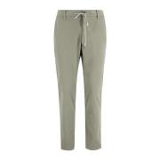 Slim Fit Jogger Broek met Koord Eleventy , Green , Heren