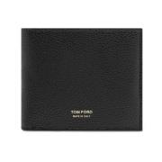 Leren portemonnee Tom Ford , Black , Heren