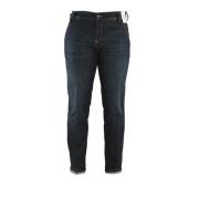 Wortel Pasvorm Katoenen Jeans PT Torino , Blue , Heren