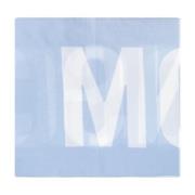 Sjaal met logo Moschino , Blue , Unisex