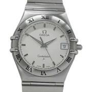 Pre-owned Fabric watches Omega Vintage , White , Heren