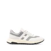 Witte en grijze sneakers Hogan , White , Heren