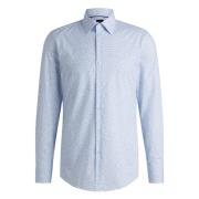 Herenoverhemd Hugo Boss , Blue , Heren