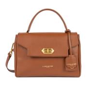 Grace Flap Handtas met Kliksluiting Lancaster , Brown , Dames