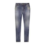 Slim Fit Denim Jeans Blauw Dolce & Gabbana , Blue , Heren