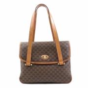 Pre-owned Leather handbags Celine Vintage , Brown , Dames