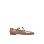 Ballerina's Clem Stuart Weitzman , Beige , Dames