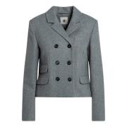 Dubbelborstig Jas The Garment , Gray , Dames