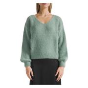 Luxe Alpaca Wol Trui American Dreams , Green , Dames