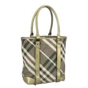 Pre-owned Canvas handbags Burberry Vintage , Green , Dames