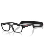 Moderne Bril Stijl Ps03Rv 1Bo1O1 Prada , Black , Heren