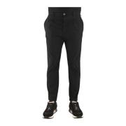 Elegante Tailored Broek van Polyamide RRD , Black , Heren