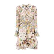 Bohemian Paisley Zijden Midi Jurk Etro , Multicolor , Dames