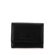 Pre-owned Leather wallets Burberry Vintage , Black , Dames