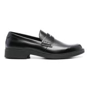 Zwarte platte schoenen voor heren Hugo Boss , Black , Heren