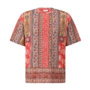 T-shirt met Paisley-patroon Etro , Multicolor , Heren