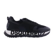 Lace-Up Low Top Sneakers Dsquared2 , Black , Heren