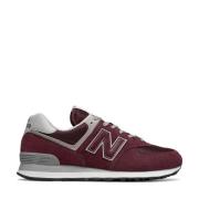 Ml574 EGB Suède en Textiel Sneakers New Balance , Red , Heren