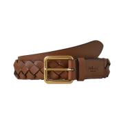 Gevlochten herenRiem Mulberry , Brown , Unisex