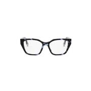 Zwarte Optische Frames Dames Accessoires Fendi , Black , Dames