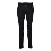 Katoen Elastaan Jeans Dsquared2 , Black , Heren