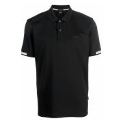 Zwart Jersey Shirt Hugo Boss , Black , Heren