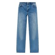 Wide Leg Jeans Union Wash Michael Kors , Blue , Dames