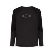 Seeker Airline Longsleeve Jersey Zwartout Oakley , Black , Heren