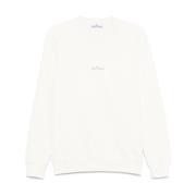 Witte Sweatshirt voor Mannen Stone Island , White , Heren