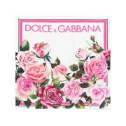 Gestreepte Logo Print Sjaal Dolce & Gabbana , Multicolor , Dames