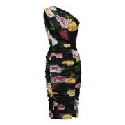 Zwarte Mouwloze Tule Jurk met Rits Dolce & Gabbana , Multicolor , Dame...