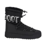 Polar Nylon Schoen van synthetische stof Moon Boot , Black , Heren