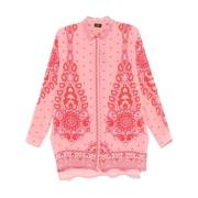 Roze Roze Knoopshirt Etro , Pink , Dames