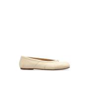 Leren ballerina's Maison Margiela , Beige , Dames