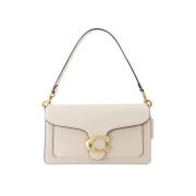 Leather handbags Coach , Beige , Dames