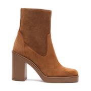 Bethenny 80 ZIP Bootie Stuart Weitzman , Brown , Dames