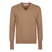 Klassieke V-hals trui Ballantyne , Beige , Heren