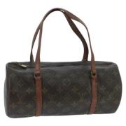 Pre-owned Canvas handbags Louis Vuitton Vintage , Brown , Dames