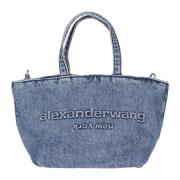 Stijlvolle Punch Tote Tas Alexander Wang , Blue , Dames