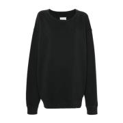 Zwarte Grafische Print Oversized Sweatshirt Maison Margiela , Black , ...