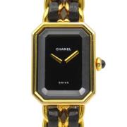 Pre-owned Metal watches Chanel Vintage , Black , Dames