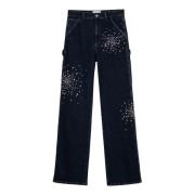 Cargo Broek DES Phemmes , Blue , Dames