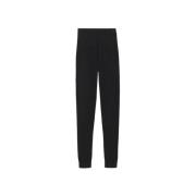 Cashmere Legging Elegant Saint Laurent , Black , Dames