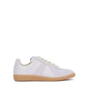 Witte Sneakers met Handtekening Nummers Motief Maison Margiela , White...